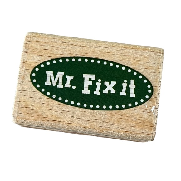 Lot of 7 rubber stamps. Hobby themed. Some new - Picture 5 of 9